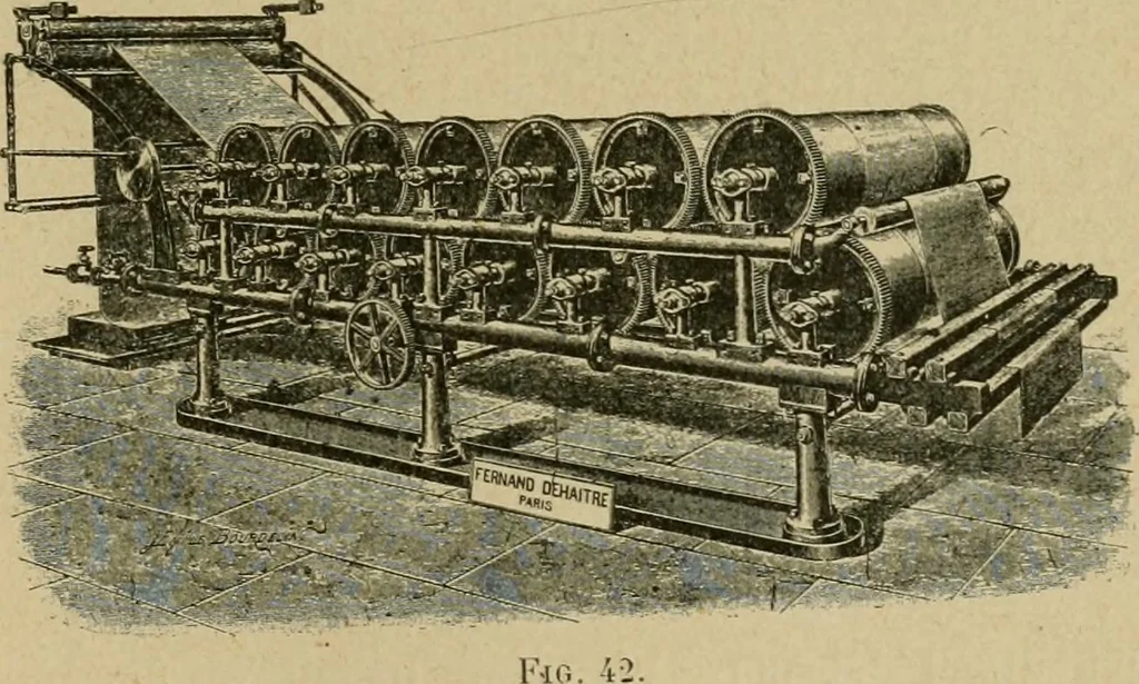 An illustration from La teinture du coton, 1912, leaf 264