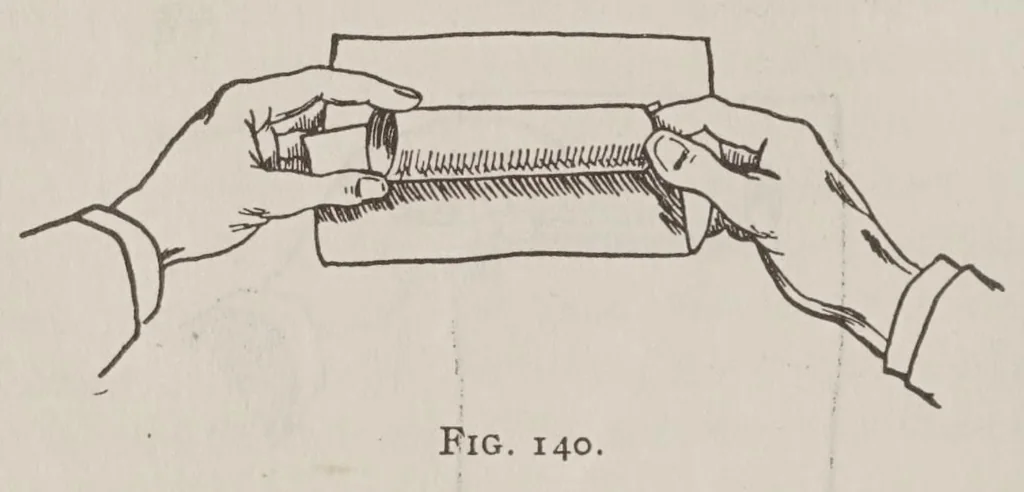 An illustration from Later magic, with new miscellaneous tricks and recollections of Hartz the Wizard, 1911, leaf 280