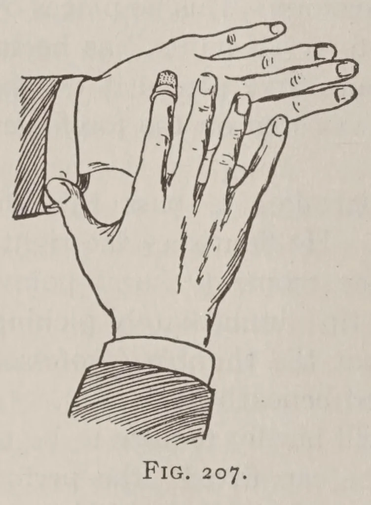 An illustration from Later magic, with new miscellaneous tricks and recollections of Hartz the Wizard, 1911, leaf 527