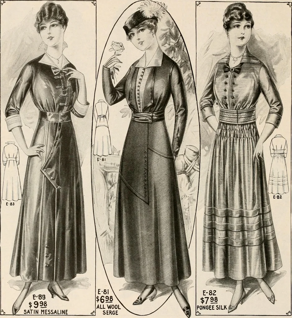 An illustration from latest New York styles for women, misses,, 1915, leaf 11