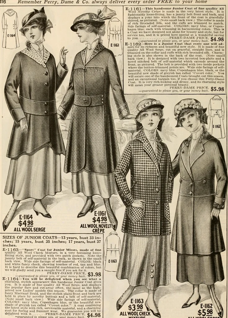 An illustration from latest New York styles for women, misses,, 1915, leaf 119