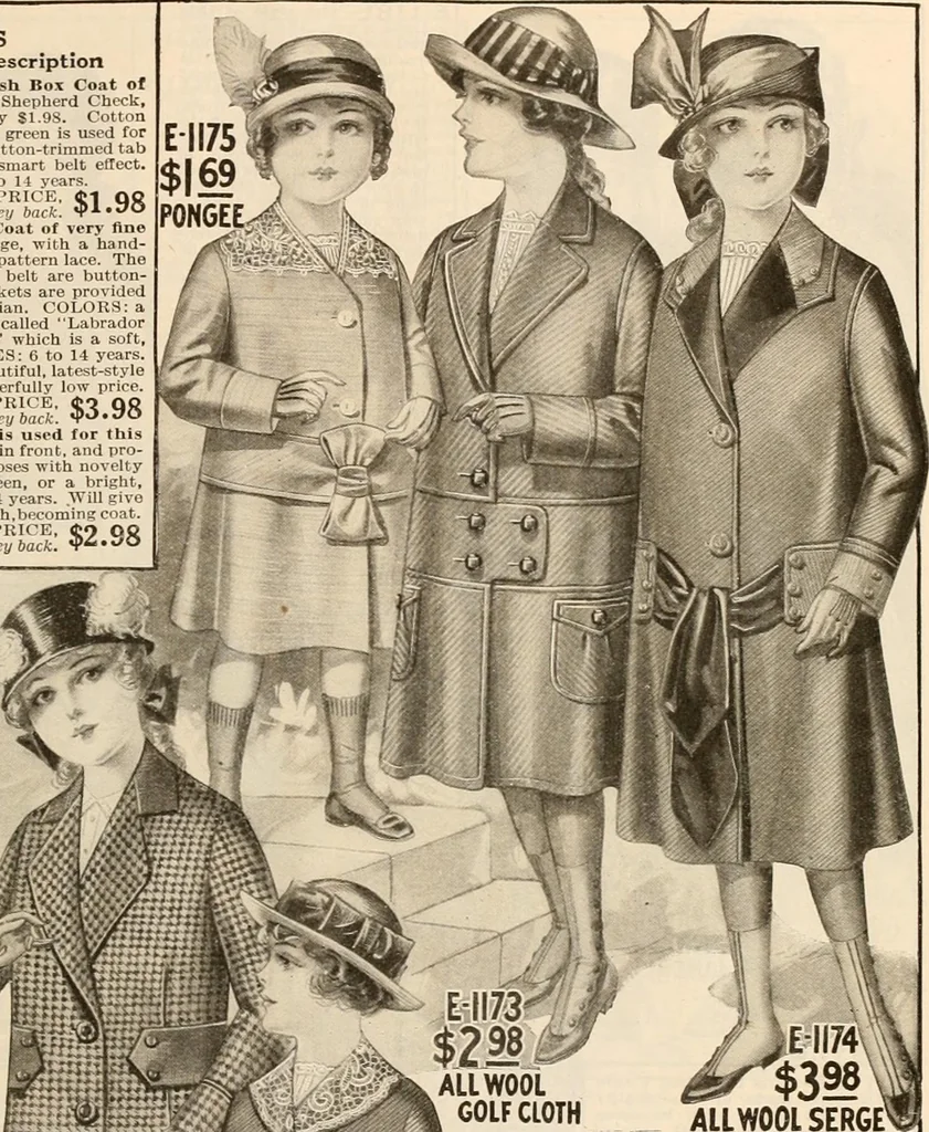 An illustration from latest New York styles for women, misses,, 1915, leaf 120