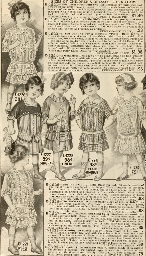 An illustration from latest New York styles for women, misses,, 1915, leaf 125