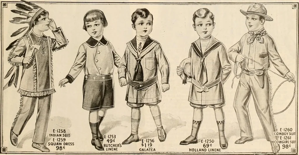 An illustration from latest New York styles for women, misses,, 1915, leaf 128