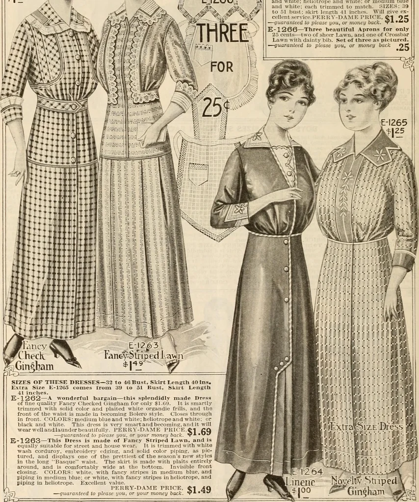 An illustration from latest New York styles for women, misses,, 1915, leaf 129