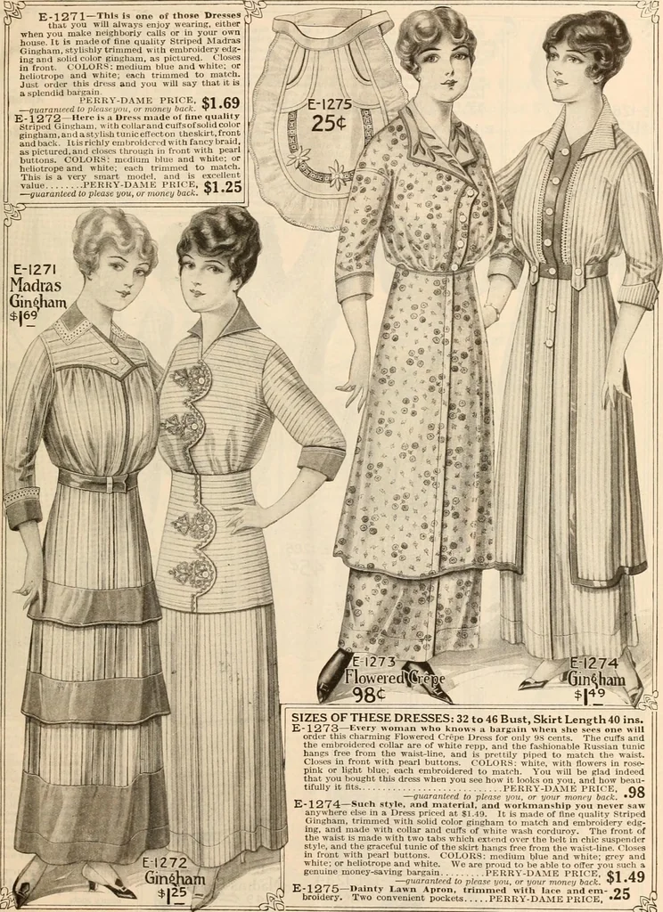 An illustration from latest New York styles for women, misses,, 1915, leaf 130
