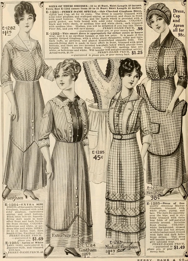An illustration from latest New York styles for women, misses,, 1915, leaf 131