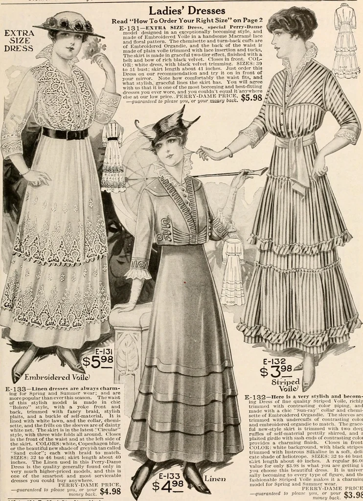 An illustration from latest New York styles for women, misses,, 1915, leaf 16