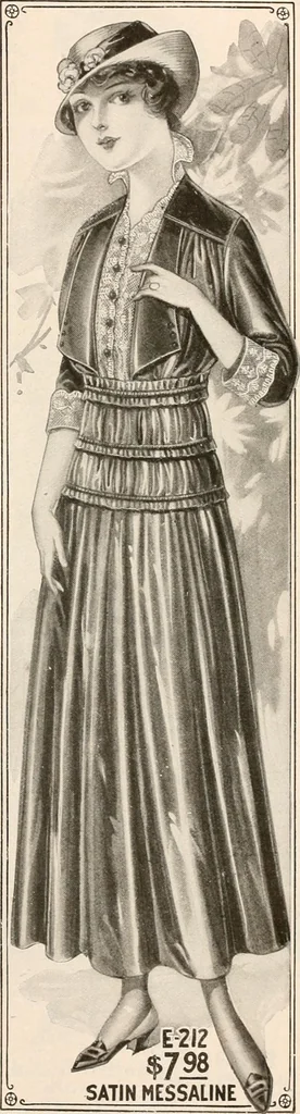 An illustration from latest New York styles for women, misses,, 1915, leaf 24
