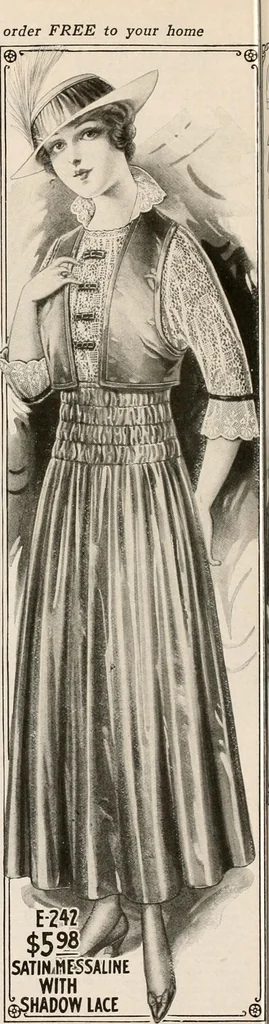 An illustration from latest New York styles for women, misses,, 1915, leaf 27