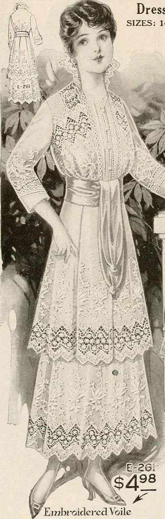 An illustration from latest New York styles for women, misses,, 1915, leaf 29