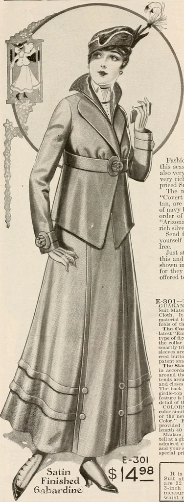 An illustration from latest New York styles for women, misses,, 1915, leaf 33
