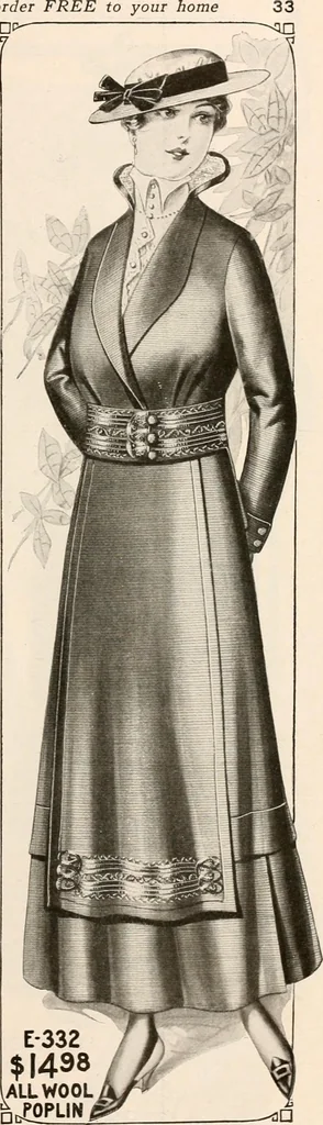 An illustration from latest New York styles for women, misses,, 1915, leaf 36