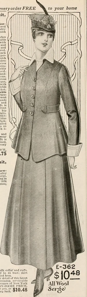 An illustration from latest New York styles for women, misses,, 1915, leaf 39