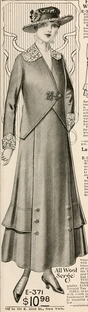An illustration from latest New York styles for women, misses,, 1915, leaf 40