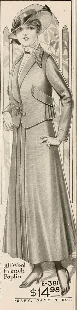 An illustration from latest New York styles for women, misses,, 1915, leaf 41