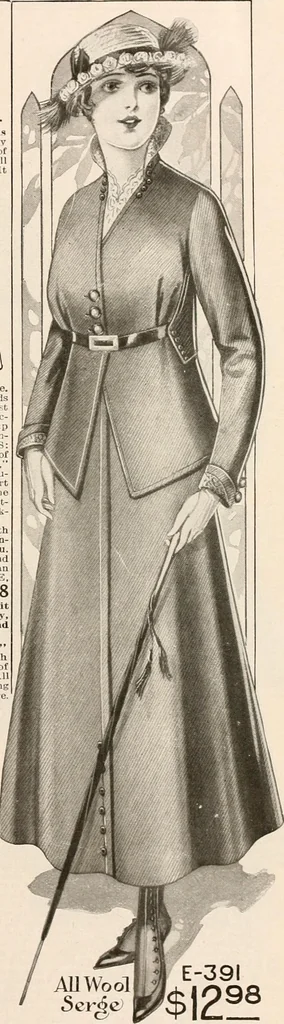 An illustration from latest New York styles for women, misses,, 1915, leaf 42