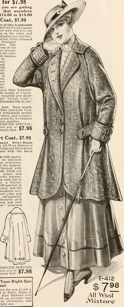 An illustration from latest New York styles for women, misses,, 1915, leaf 44