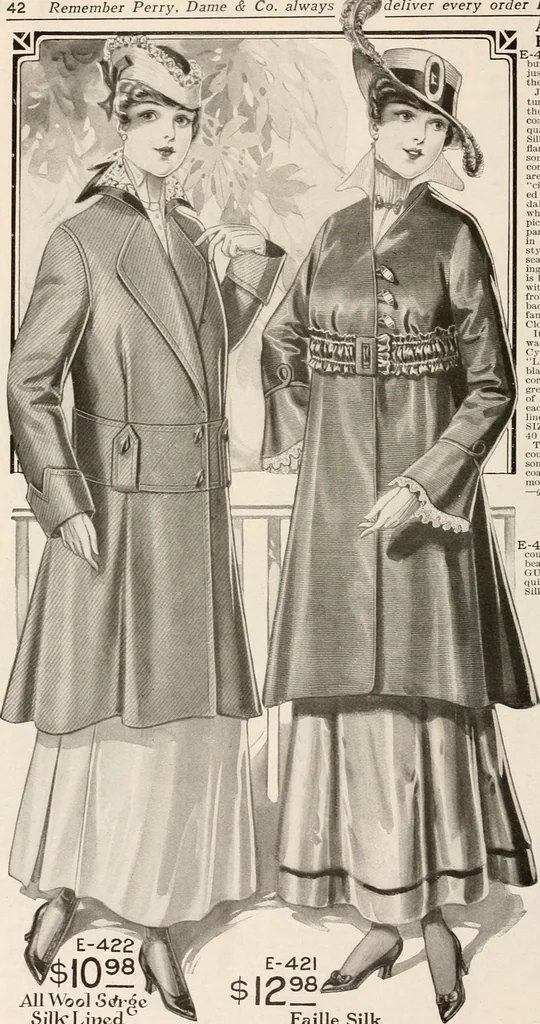 An illustration from latest New York styles for women, misses,, 1915, leaf 45