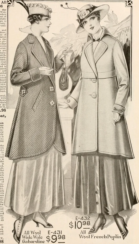 An illustration from latest New York styles for women, misses,, 1915, leaf 46
