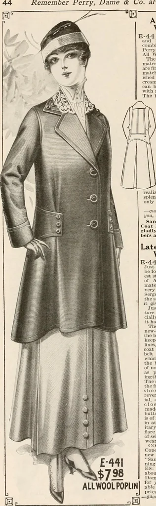 An illustration from latest New York styles for women, misses,, 1915, leaf 47