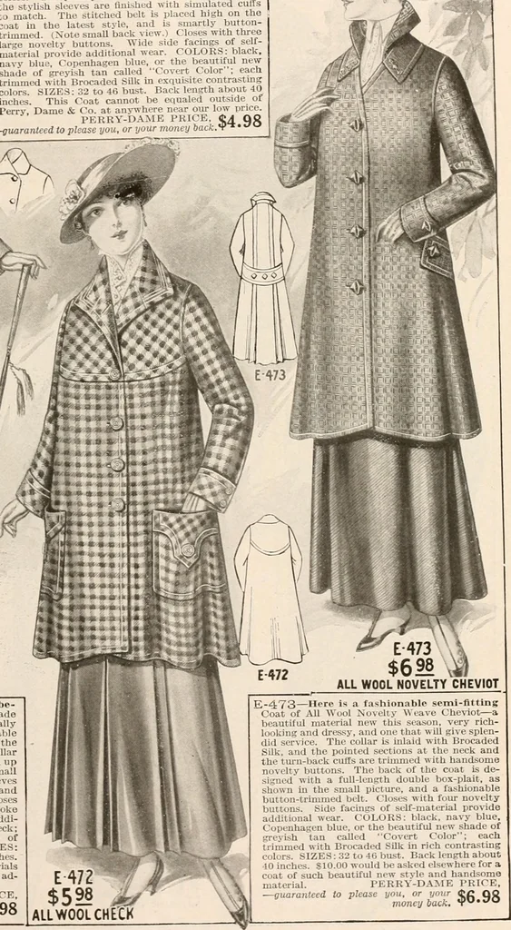 An illustration from latest New York styles for women, misses,, 1915, leaf 50