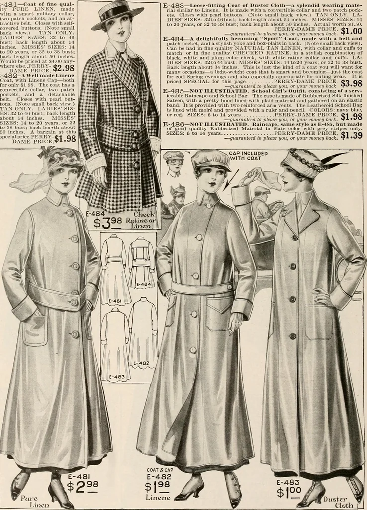 An illustration from latest New York styles for women, misses,, 1915, leaf 51