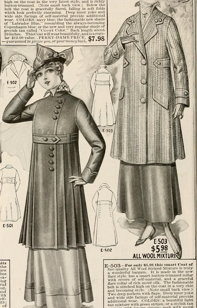 An illustration from latest New York styles for women, misses,, 1915, leaf 53