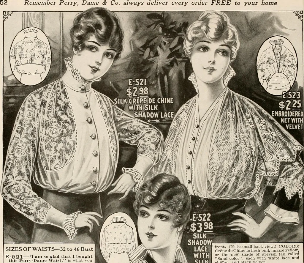 An illustration from latest New York styles for women, misses,, 1915, leaf 55