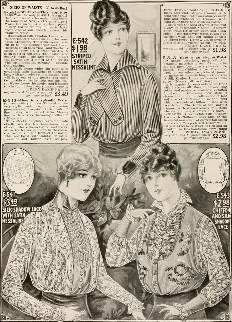 An illustration from latest New York styles for women, misses,, 1915, leaf 57