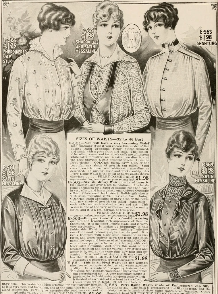 An illustration from latest New York styles for women, misses,, 1915, leaf 59