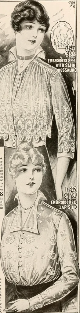 An illustration from latest New York styles for women, misses,, 1915, leaf 60