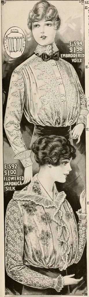 An illustration from latest New York styles for women, misses,, 1915, leaf 62