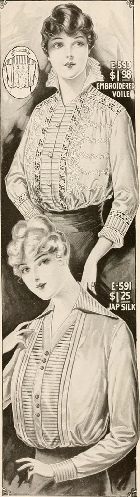 An illustration from latest New York styles for women, misses,, 1915, leaf 62