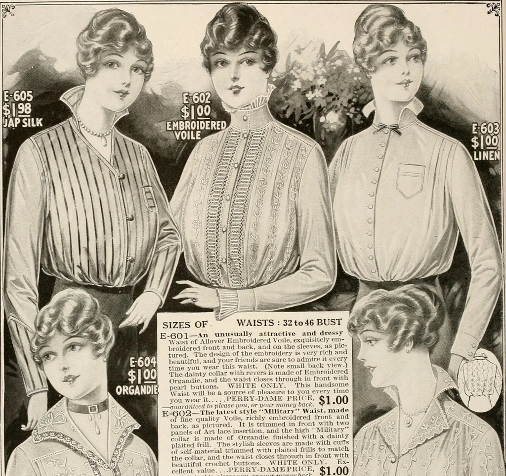 An illustration from latest New York styles for women, misses,, 1915, leaf 63