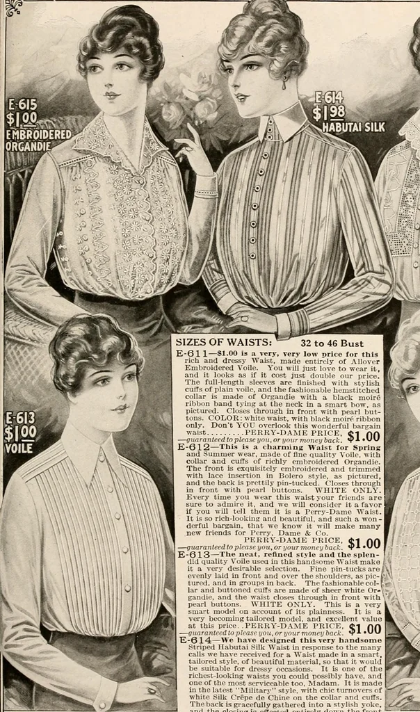 An illustration from latest New York styles for women, misses,, 1915, leaf 64