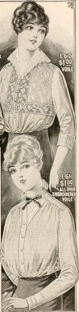 An illustration from latest New York styles for women, misses,, 1915, leaf 64