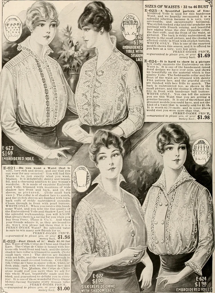 An illustration from latest New York styles for women, misses,, 1915, leaf 65