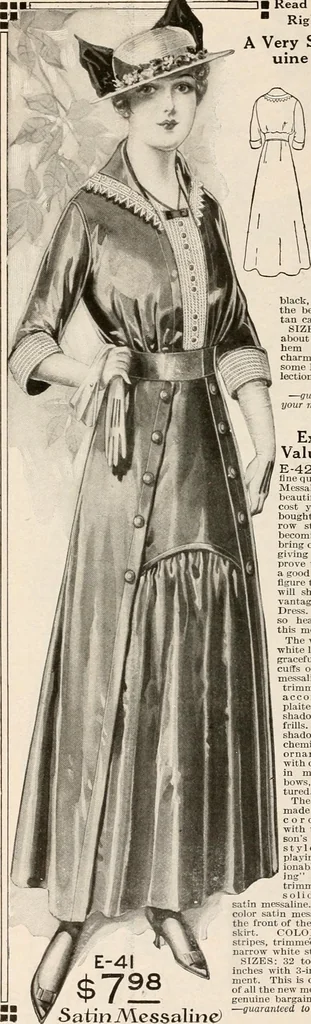 An illustration from latest New York styles for women, misses,, 1915, leaf 7