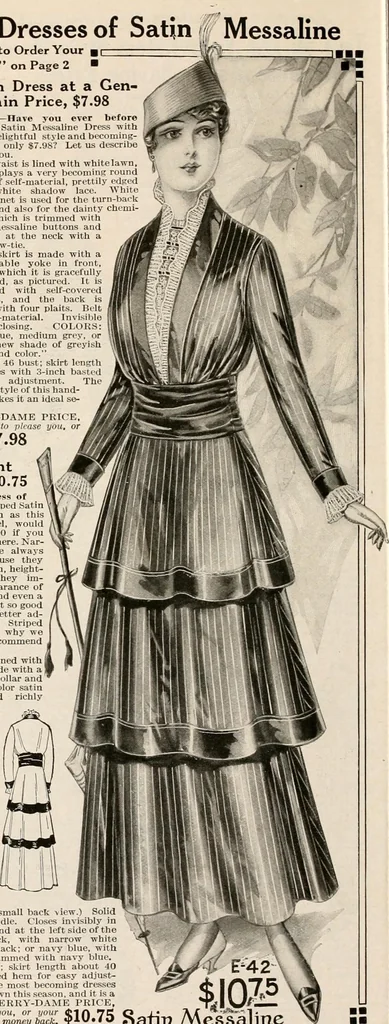 An illustration from latest New York styles for women, misses,, 1915, leaf 7