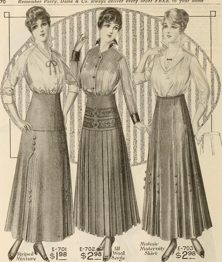 An illustration from latest New York styles for women, misses,, 1915, leaf 73