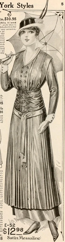 An illustration from latest New York styles for women, misses,, 1915, leaf 8