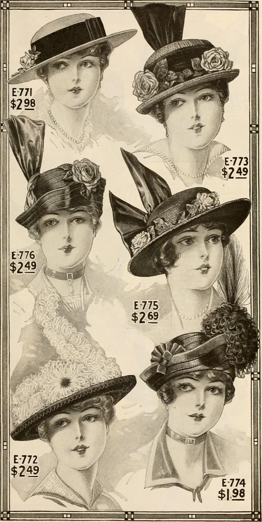An illustration from latest New York styles for women, misses,, 1915, leaf 80