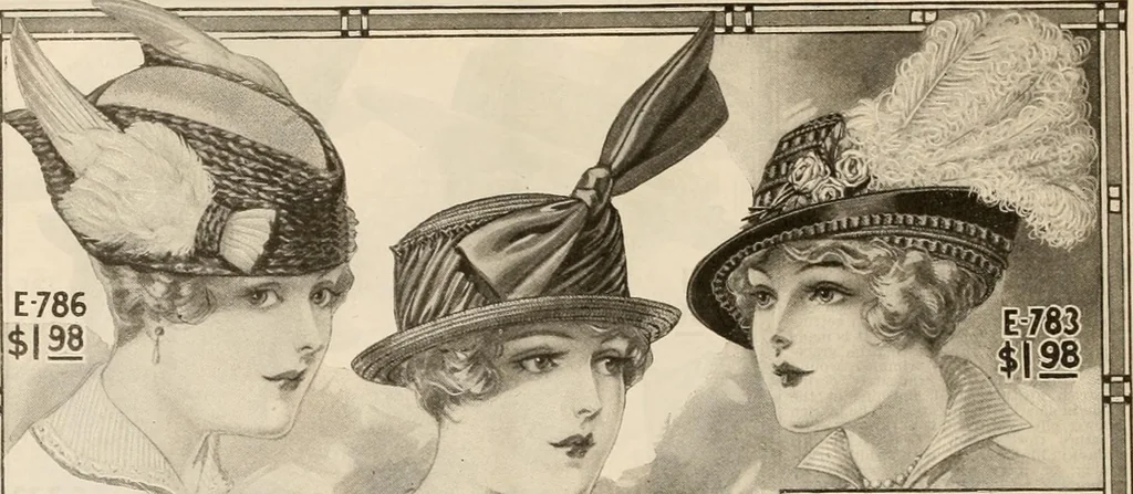 An illustration from latest New York styles for women, misses,, 1915, leaf 81