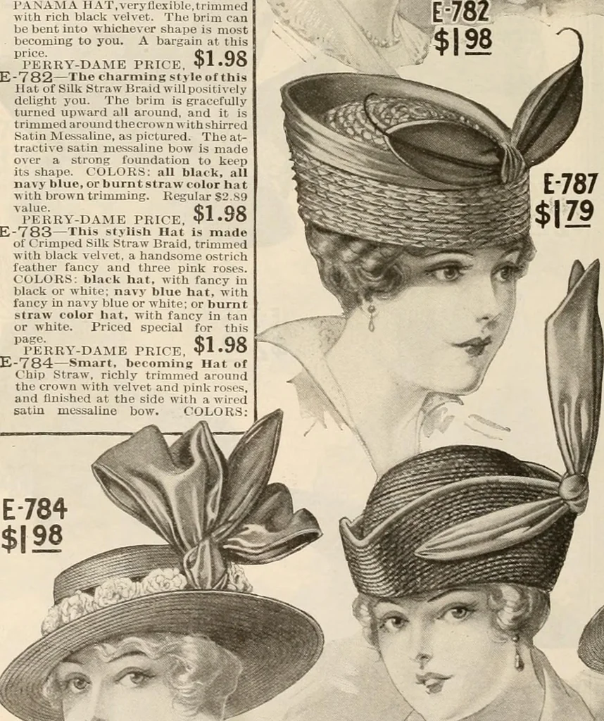 An illustration from latest New York styles for women, misses,, 1915, leaf 81