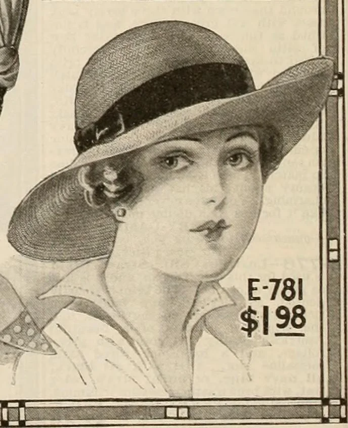 An illustration from latest New York styles for women, misses,, 1915, leaf 81