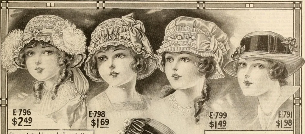 An illustration from latest New York styles for women, misses,, 1915, leaf 82