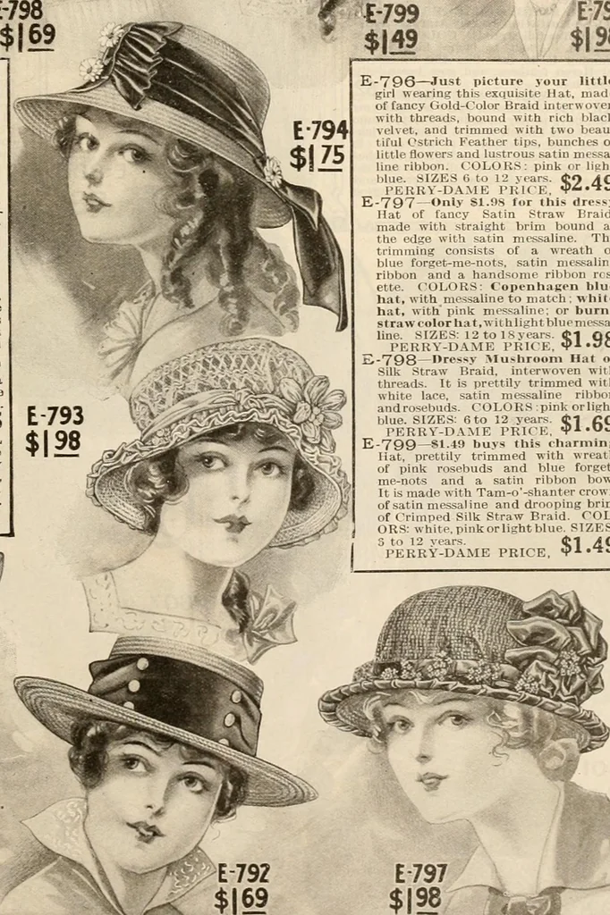 An illustration from latest New York styles for women, misses,, 1915, leaf 82