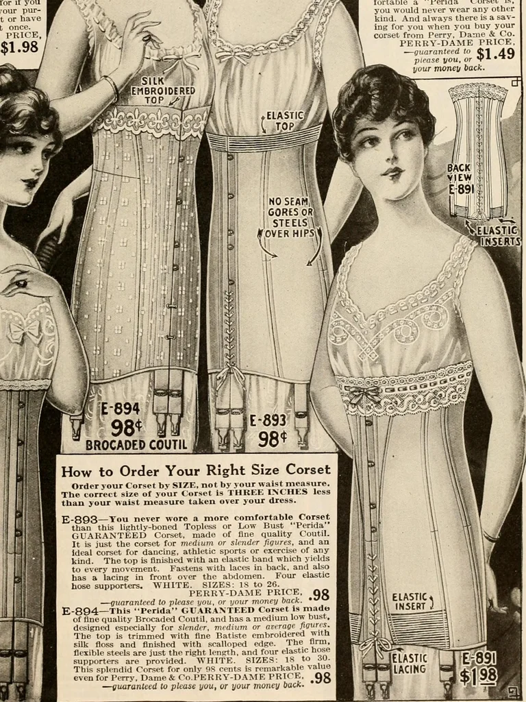 An illustration from latest New York styles for women, misses,, 1915, leaf 92