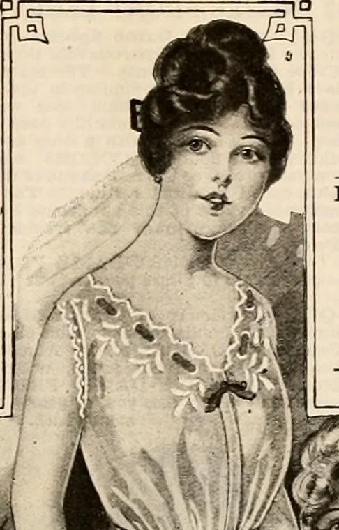 An illustration from latest New York styles for women, misses,, 1915, leaf 96